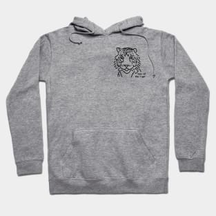 Small Year of the Tiger Outline Hoodie